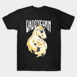 Daddycorn Unicorn Daddy Baby Fathers Day T-Shirt